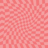 Wavy Checkerboard Seamless Pattern for Fabric vector
