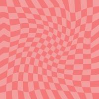 Wavy Checkerboard Seamless Pattern for Fabric vector