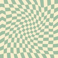 Wavy Checkerboard Seamless Pattern for Fabric vector