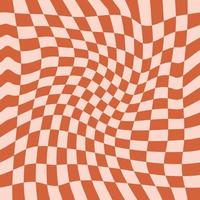 Wavy Checkerboard Seamless Pattern for Fabric vector