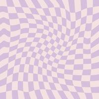 Wavy Checkerboard Seamless Pattern for Fabric vector