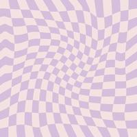 Wavy Checkerboard Seamless Pattern for Fabric vector