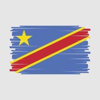 vector de bandera de la república del congo