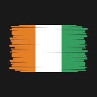 Ivory Coast Flag Vector