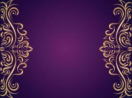 modern and luxury floral ornamental background for invitation and other work. vector