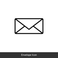 Envelope Icon for the e-mail symbol vector