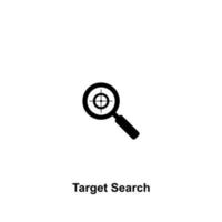 Magnifying Glass Vector Icon on white background