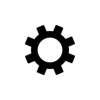 setting machine technology work icon vector