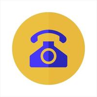 telephone icon vector isolated for any purposes