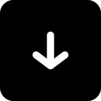 down arrow icon vector for any purposes