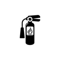 Extinguisher Icon Vector Flat Illustration Design Isolated