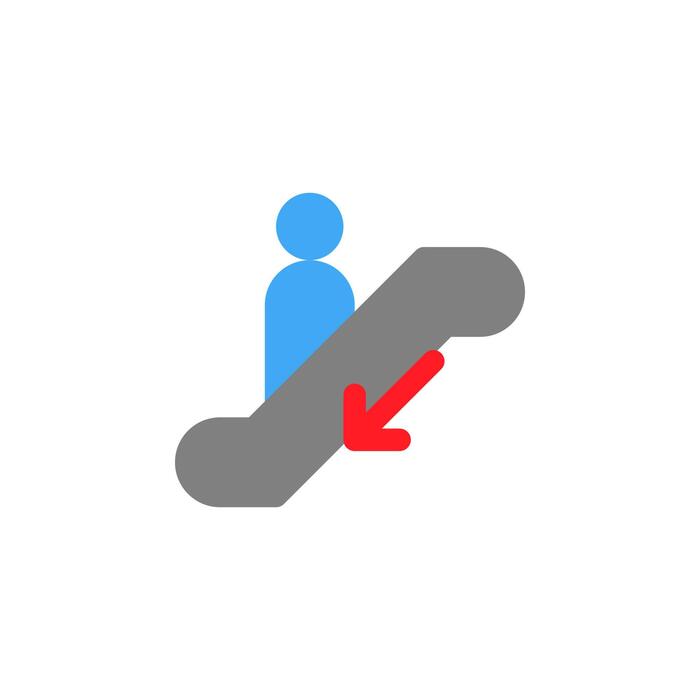 Escalator Sign Vector Art, Icons, and Graphics for Free Download