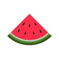 Fresh Watermelon Vector Isolated on white background