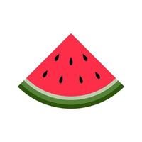 Fresh Watermelon Vector Isolated on white background