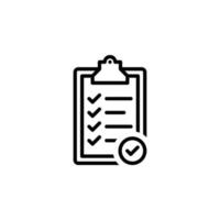 Clipboard or checklist icon vector