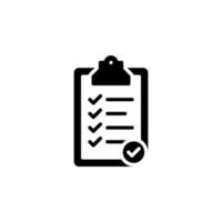 Clipboard or checklist icon vector