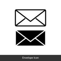 Envelope Icon for the e-mail symbol vector