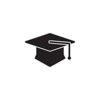 academy hat icon. university graduation cap icon vector