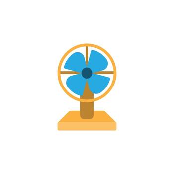 ilustración vector gráfico de plano eléctrico ventilador icono. Perfecto para diseño complementario elementos, modelo diseño objetos, etc.