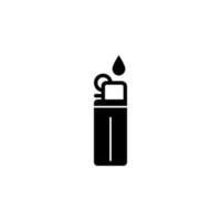 lighter icon vector with glyph style