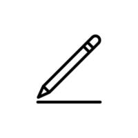 bolígrafo icono vector ilustración aislado