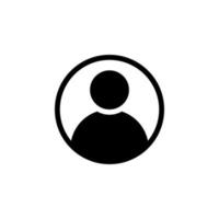 avatar icon, profile icon, Member Login Vector isolated
