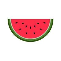 Fresh Watermelon Vector Isolated on white background