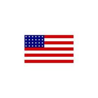 vector ilustración de unido estados de America nacional bandera