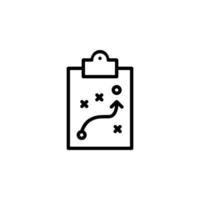 strategy thin line vector icon