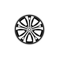 Car rim icon isolated on white background vector