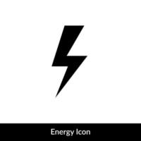 Black Thunder and Bolt Lighting Flash Icons Set isolated vector