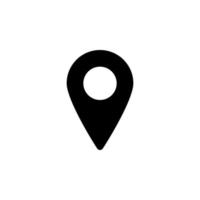 map pin marker vector icon