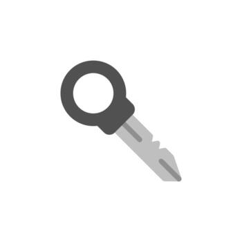 ilustración vector gráfico de plano llave icono. Perfecto para diseño complementario elementos, modelo diseño objetos, etc.