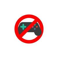 Gamepad controller vector icon. filled flat sign for mobile concept and web design. Flat style icon