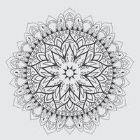 creativo y moderno mandala diseño modelo vector