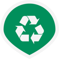 Sticker Recycle Material Recycling Life Zero Waste Lifestyle png