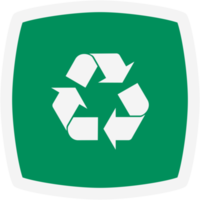 Sticker Recycle Material Recycling Life Zero Waste Lifestyle png