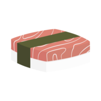 Tuna Meat Slice Sushi Rice Nori Seaweed Food png