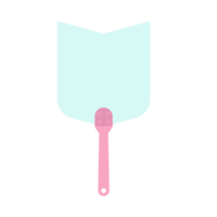 Plain Aesthetic Manual Handle Hand Fan png