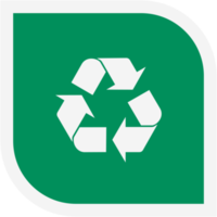 Sticker Recycle Material Recycling Life Zero Waste Lifestyle png