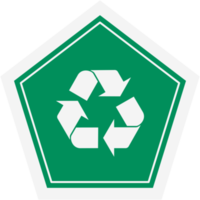 sticker recycle materiaal recycling leven nul verspilling levensstijl png