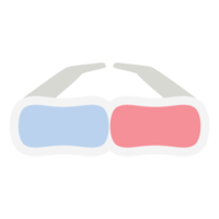 3d Brille Brille Kino retro Linsen polarisiert Sonnenbrille png