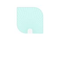 Striped Aesthetic Manual Handle Hand Fan png