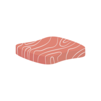 tonijn vlees plak sushi rijst- noch ik zeewier voedsel png