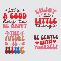 Positive quotes  t-shirt design vector