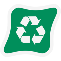 pegatina reciclar material reciclaje vida cero residuos estilo de vida png