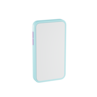 3d smartphone met podium Scherm . staan naar tonen mobiel apparaat model. png