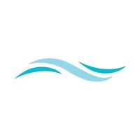 Water wave icon vector