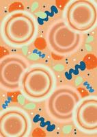 Colorful Background Circle Pattern vector