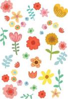 Cute Flower Background vector